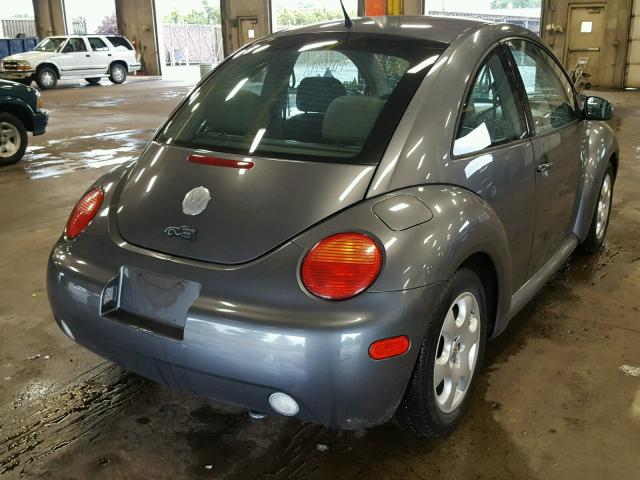 3VWCK21C73M414757 - 2003 VOLKSWAGEN NEW BEETLE GRAY photo 4