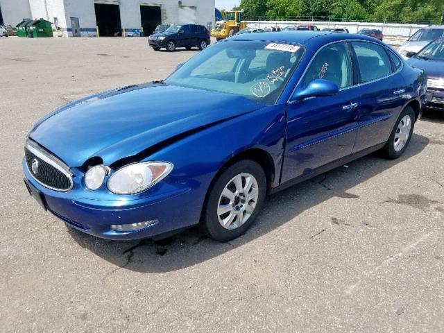 2G4WC532751300993 - 2005 BUICK LACROSSE C BLUE photo 2