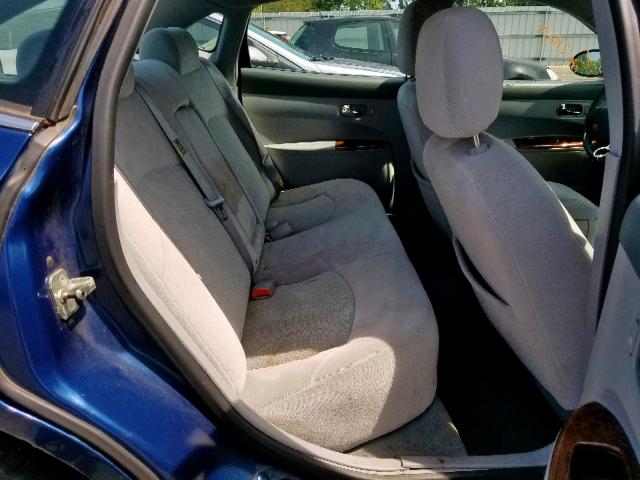 2G4WC532751300993 - 2005 BUICK LACROSSE C BLUE photo 6