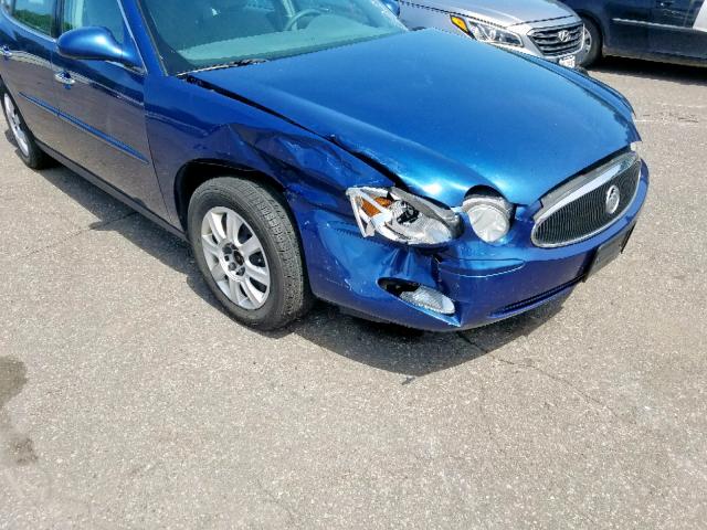 2G4WC532751300993 - 2005 BUICK LACROSSE C BLUE photo 9