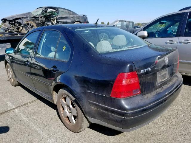 3VWSK29M91M063839 - 2001 VOLKSWAGEN JETTA GLS BLACK photo 3