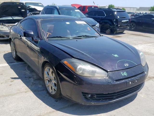 KMHHN66F38U267801 - 2008 HYUNDAI TIBURON GT BLACK photo 1