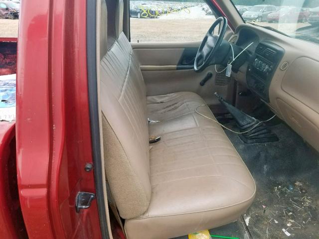 1FTCR10U4VUC70408 - 1997 FORD RANGER RED photo 6