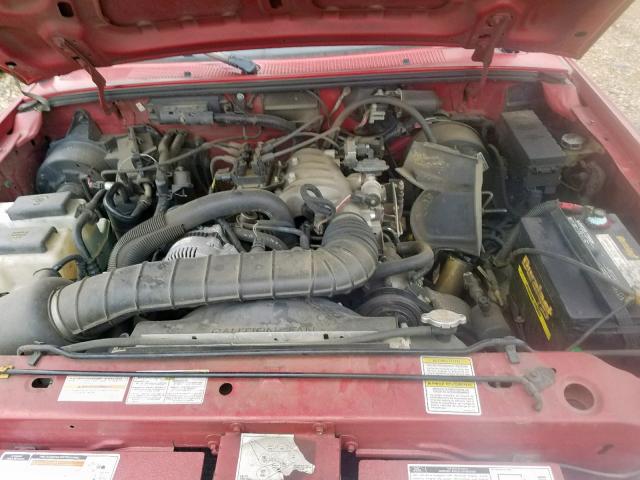 1FTCR10U4VUC70408 - 1997 FORD RANGER RED photo 7