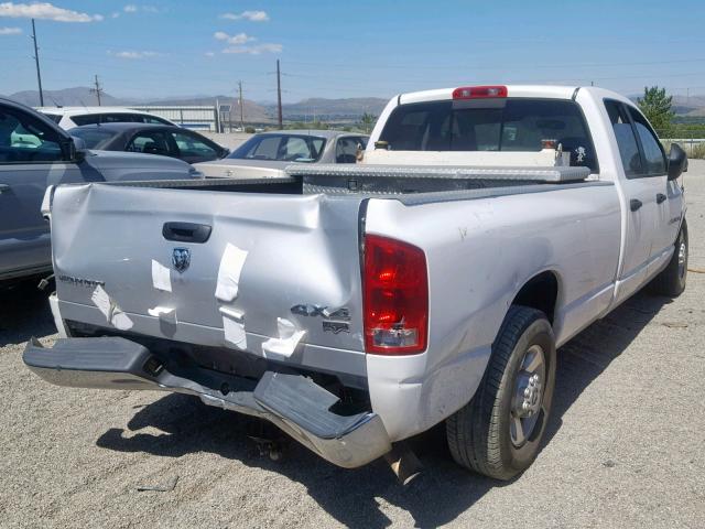 3D7KA28653G719566 - 2003 DODGE RAM 2500 S WHITE photo 4