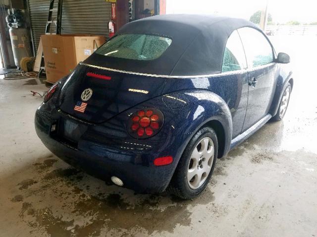 3VWCK21Y83M326781 - 2003 VOLKSWAGEN NEW BEETLE ლურჯი ფოტო 4