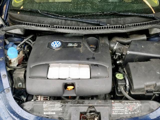 3VWCK21Y83M326781 - 2003 VOLKSWAGEN NEW BEETLE ლურჯი ფოტო 7