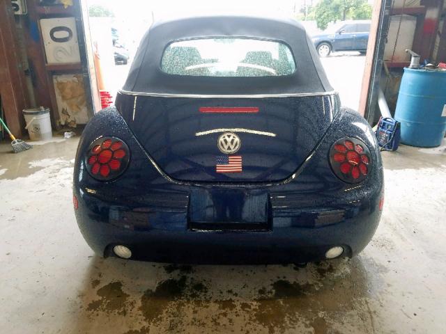 3VWCK21Y83M326781 - 2003 VOLKSWAGEN NEW BEETLE ლურჯი ფოტო 9