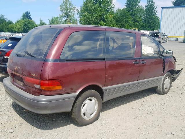 JT3AC14R8S1197494 - 1995 TOYOTA PREVIA LE BURGUNDY photo 4