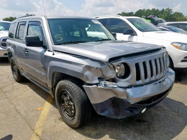 1C4NJPBA8FD427946 - 2015 JEEP PATRIOT SP GRAY photo 1