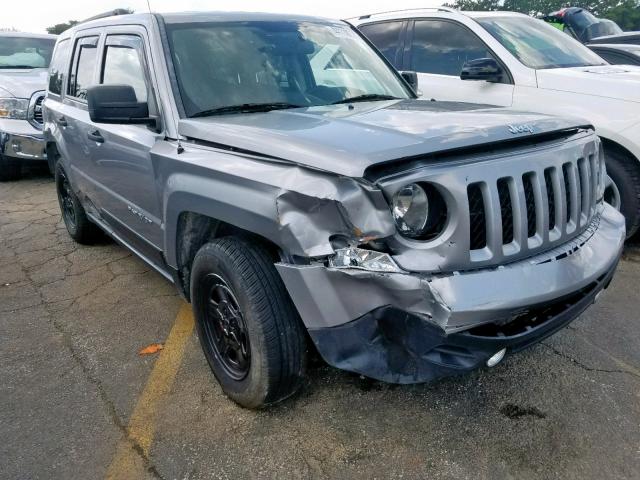 1C4NJPBA8FD427946 - 2015 JEEP PATRIOT SP GRAY photo 9