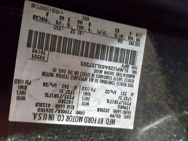 5LMPU28A8XLJ27205 - 1999 LINCOLN NAVIGATOR BLACK photo 10