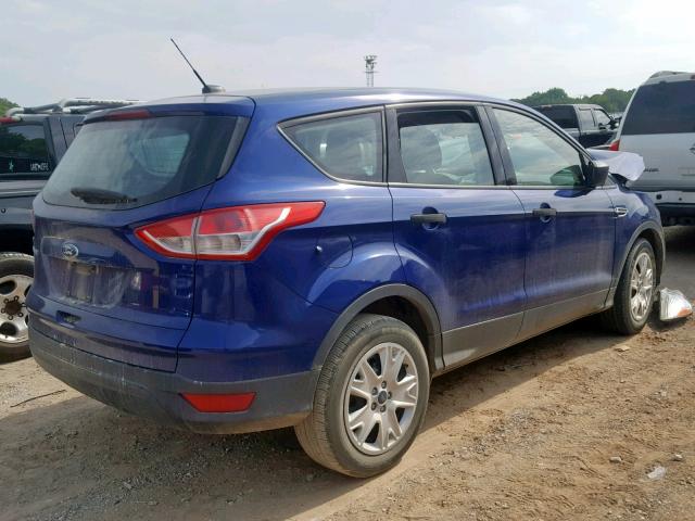 1FMCU0F75FUA07822 - 2015 FORD ESCAPE S BLUE photo 4