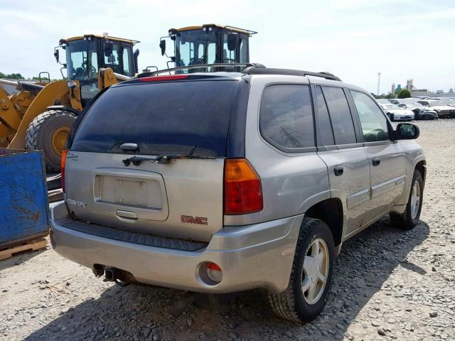 1GKDT13S722320004 - 2002 GMC ENVOY GRAY photo 4