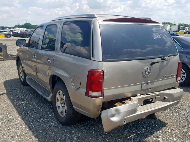 1GYEK63N12R288467 - 2002 CADILLAC ESCALADE L TAN photo 3