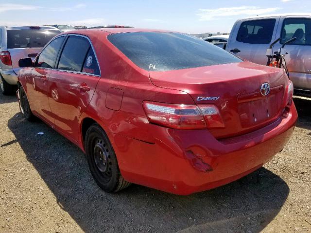 4T1BE46K57U189785 - 2007 TOYOTA CAMRY NEW RED photo 3