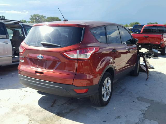 1FMCU0F78GUA97789 - 2016 FORD ESCAPE S RED photo 4