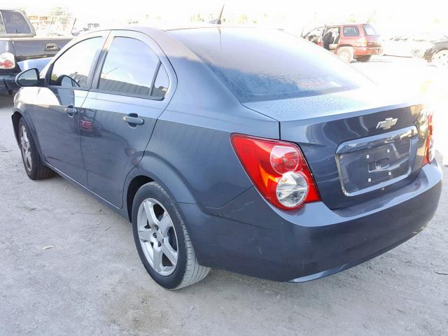 1G1JA5SH0D4120552 - 2013 CHEVROLET SONIC LS 灰色 照片 3