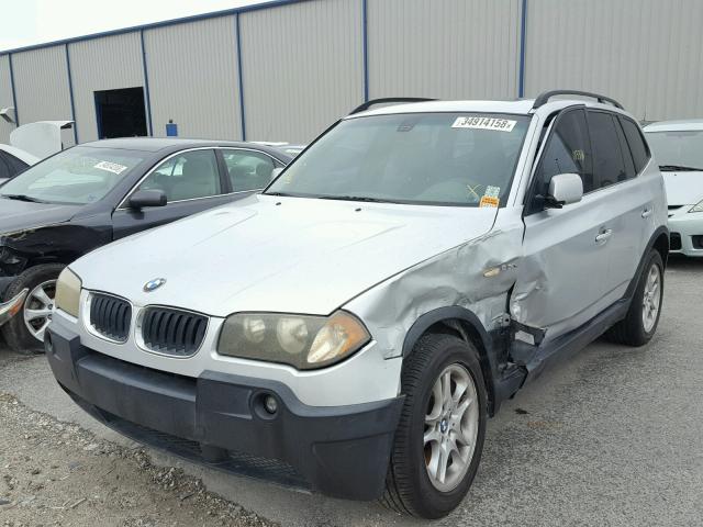 WBXPA73474WC39170 - 2004 BMW X3 2.5I GRAY photo 2