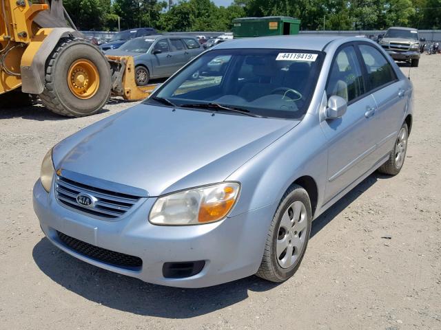 KNAFE121875419845 - 2007 KIA SPECTRA EX SILVER photo 2