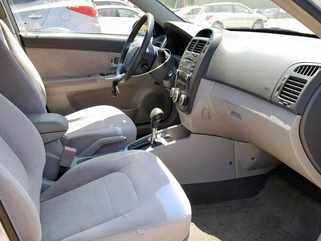 KNAFE121875419845 - 2007 KIA SPECTRA EX SILVER photo 5