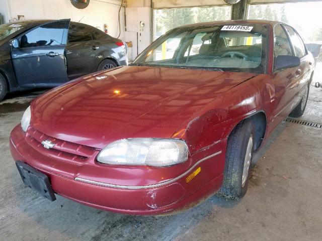 2G1WL52M4S9255069 - 1995 CHEVROLET LUMINA RED photo 2