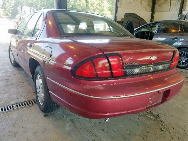 2G1WL52M4S9255069 - 1995 CHEVROLET LUMINA RED photo 3