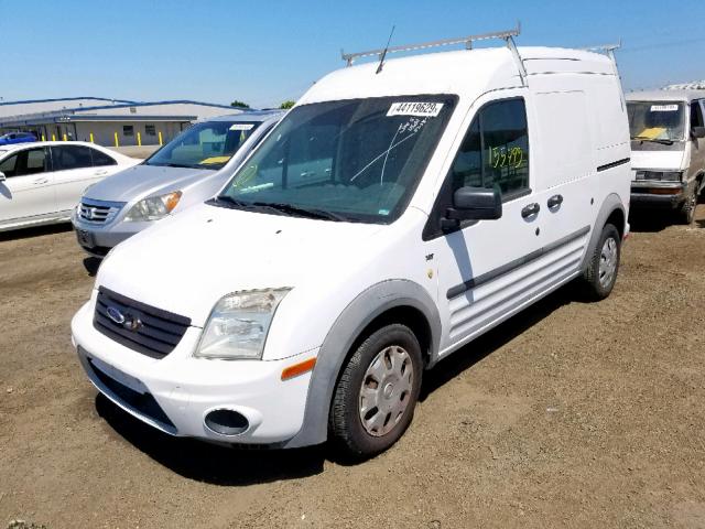 NM0LS7BN2AT039615 - 2010 FORD TRANSIT CO WHITE photo 2