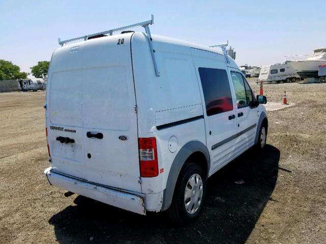 NM0LS7BN2AT039615 - 2010 FORD TRANSIT CO WHITE photo 4