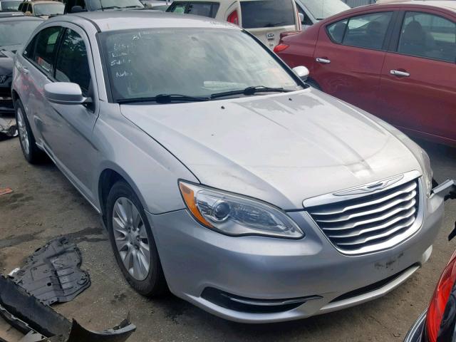 1C3BC4FB3BN562789 - 2011 CHRYSLER 200 LX SILVER photo 1