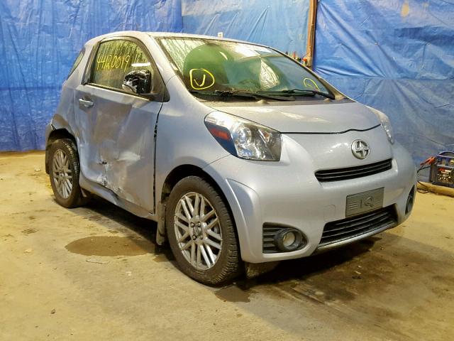 JTNJJXB08EJ026804 - 2014 TOYOTA SCION IQ SILVER photo 1