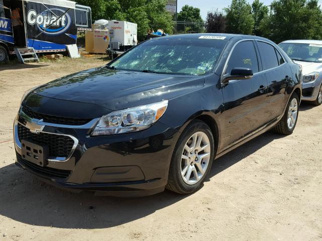 1G11C5SL2FF282706 - 2015 CHEVROLET MALIBU 1LT BLACK photo 2