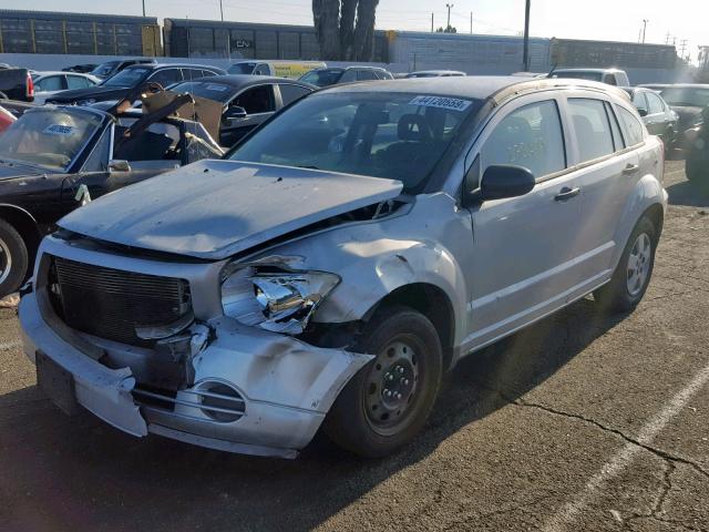 1B3HB28BX7D541088 - 2007 DODGE CALIBER SILVER photo 2