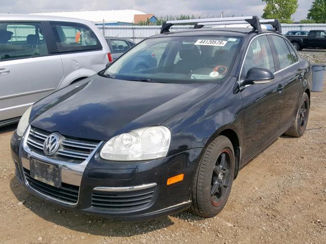 3VWST81K26M668271 - 2006 VOLKSWAGEN JETTA TDI BLACK photo 2