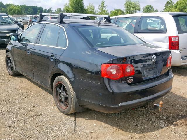 3VWST81K26M668271 - 2006 VOLKSWAGEN JETTA TDI BLACK photo 3