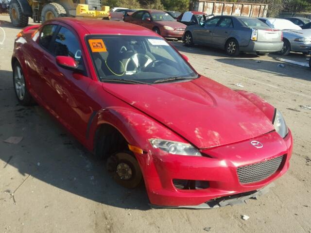 JM1FE173940127529 - 2004 MAZDA RX8 RED photo 1