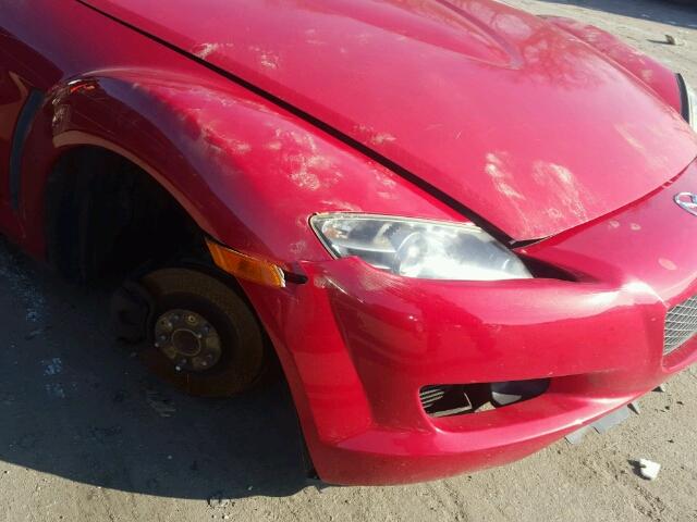 JM1FE173940127529 - 2004 MAZDA RX8 RED photo 9