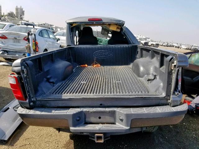 1FTYR14E84PB66557 - 2004 FORD RANGER SUP GRAY photo 6