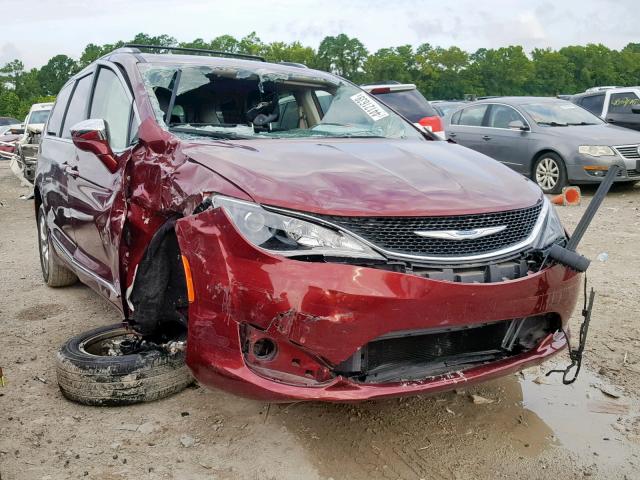 2C4RC1GG2JR185506 - 2018 CHRYSLER PACIFICA L BURGUNDY photo 1