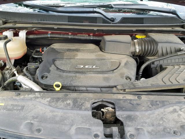 2C4RC1GG2JR185506 - 2018 CHRYSLER PACIFICA L BURGUNDY photo 7