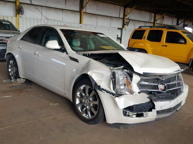 1G6DV57V490168077 - 2009 CADILLAC CTS HI FEA WHITE photo 1