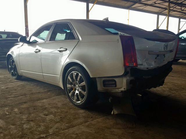 1G6DV57V490168077 - 2009 CADILLAC CTS HI FEA WHITE photo 3