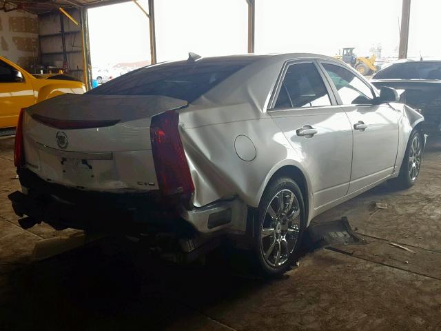 1G6DV57V490168077 - 2009 CADILLAC CTS HI FEA WHITE photo 4