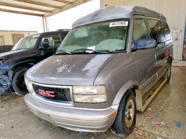 1GKDM19W01B503900 - 2001 GMC SAFARI XT GRAY photo 2