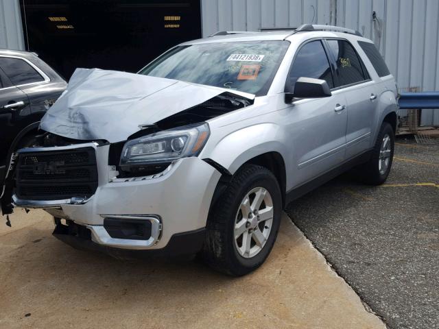 1GKKRNED8FJ390344 - 2015 GMC ACADIA SLE SILVER photo 2