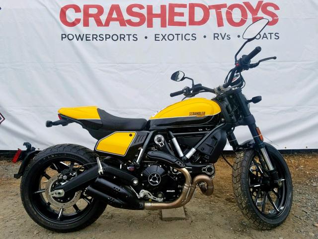 ML0KAFPMXKT015771 - 2019 DUCATI SCRAMBLER YELLOW photo 1