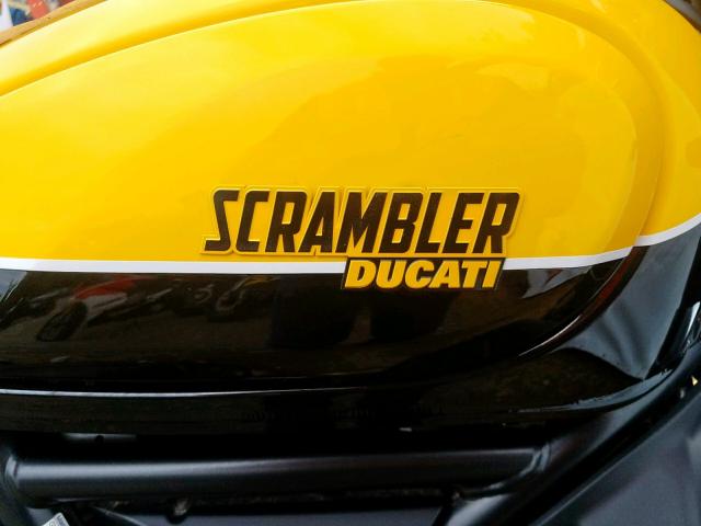 ML0KAFPMXKT015771 - 2019 DUCATI SCRAMBLER YELLOW photo 14