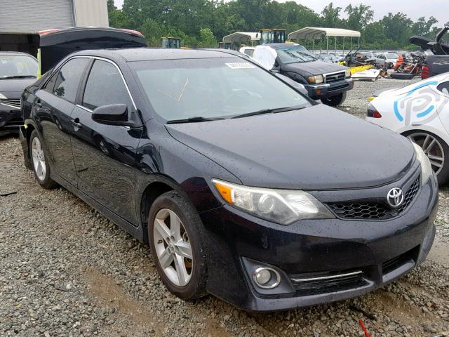 4T1BF1FK0CU088207 - 2012 TOYOTA CAMRY BASE BLACK photo 1