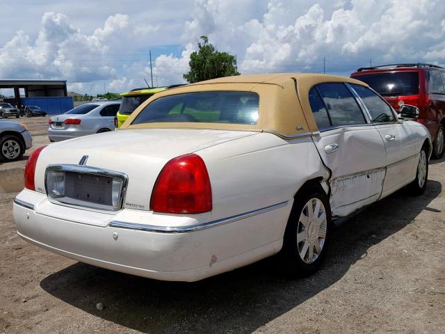 1LNHM85W43Y622640 - 2003 LINCOLN TOWN CAR C WHITE photo 4