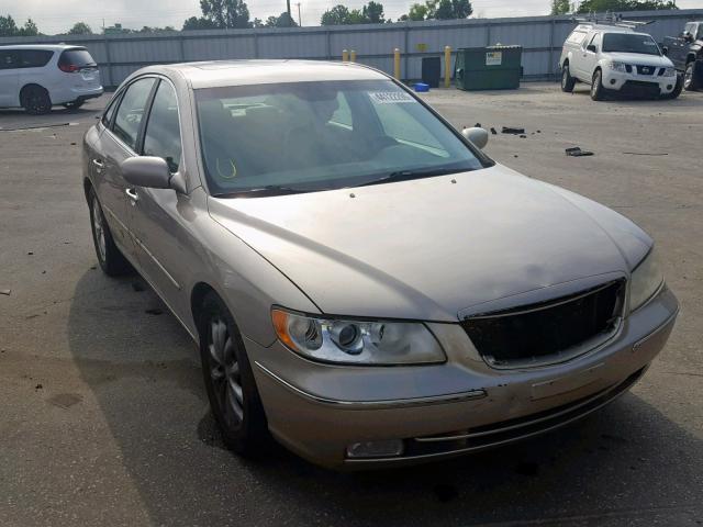 KMHFC46F07A211963 - 2007 HYUNDAI AZERA SE GOLD photo 1